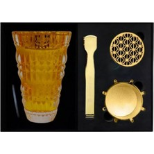 TOUCH OF OUD Antique Incense Burner Kristal Buhurdan Bukhoor ve Dukhoon Için Özel Tasarım