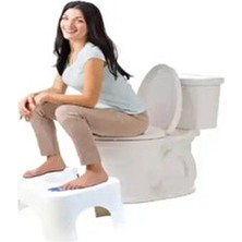 Decobella Kırmızı Klozet Basamak Klozet Taburesi Ergonomik Tasarım ve Kolay Temizlik Özellikleriyle