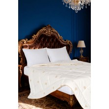 Varol Pure Woll King Size Yün Yorgan (215X235 Cm) – %100 Pamuk Kılıf | Bez Çantalı