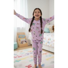 Isobel Kuromi Baskılı %100 Pamuk Kız Çocuk Pijama Takımı