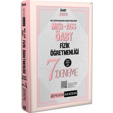 Pegem 2026 Öabt Meb-Ags Fizik Öğretmenliği 7 Deneme Çözümlü Pegem Akademi Yayınları