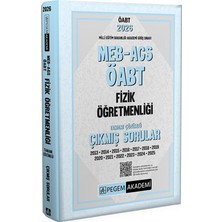 Pegem 2026 Öabt Meb-Ags Fizik Öğretmenliği Çıkmış Sorular Çözümlü Pegem Akademi Yayınları