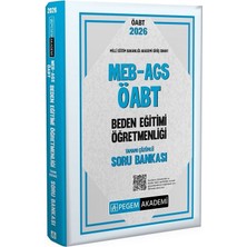 Pegem 2026 Öabt Meb-Ags Beden Eğitimi Öğretmenliği Soru Bankası Çözümlü Pegem Akademi Yayınları