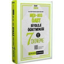 Pegem 2026 Öabt Meb-Ags Biyoloji Öğretmenliği 7 Deneme Çözümlü Pegem Akademi Yayınları