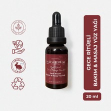 Noveria Natural Gece Ritüeli Bakım ve Masaj Yüz Yağı - 20 ml
