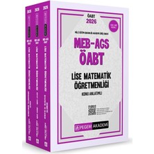 Pegem 2026 Öabt Meb-Ags Lise Matematik Öğretmenliği Konu Anlatımlı Modüler Set Pegem Akademi Yayınları