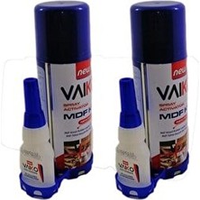 Bakırcıoğlu Vaiko 200ML Hızlı Yapıştırıcı 2 Adet Mavi Renk Japon Yapıştırıcısı
