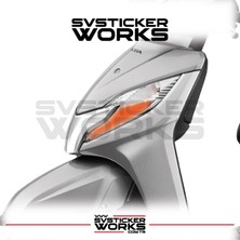 Honda Activa S Far Sticker Şeffaf Folyo