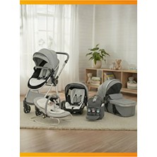4’ü 1 Arada Travel Sistem Bebek Arabası – Ana Kucağı, Salıncak ve Bakım Çantalı