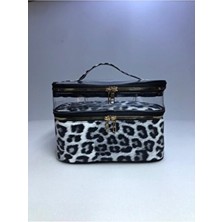 Mondalep Maykis Şeffaf Katlı Makyaj Çantası