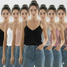 Lonca Tekstil Ip Askılı Bambu Atlet 6'lı