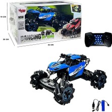 Uzaktan Kumandalı Full Fonksiyon Şarjlı 2.4 Ghz 1:16 Off Road Arazi Arabası - Mavi