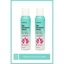 Watsons Oje Kurutucu Sprey 150 ml X2 Adet