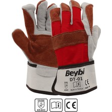 Beybi Dt-01 Deri Takviyeli Iş Eldiveni No:10