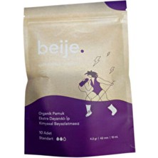 beije 10'lu Pamuk Aplikatörsüz Tampon Standart Gün Boyu Konfor ve Sızıntı Önleyici