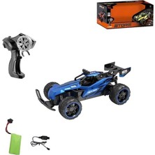 Full Fonksiyon Uzaktan Kumandalı Hızlı Off-Road Rc Araba - 2.4g Şarjlı - Mavi