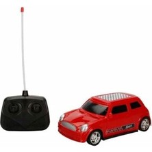 Rc Mini Cooper Tarzı Araba | 4 Fonksiyon Uzaktan Kumandalı Oyuncak - Kırmızı