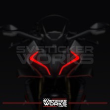 Cfmoto 450SR Far Sticker Far Filmi Şeffaf Sticker Yüksek Kalite Film