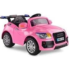Babyhope Audi Akülü Araba 436 Tek Kişilik 4 Tekerlekli Beyaz Renkli Eğlenceli Araç