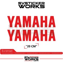 Sv Sticker Works Yamaha Sticker 2 Adet Evrensel Tüm Zeminlere ve Modellere Uyumlu