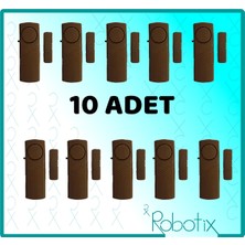 Robotix RB-4444K-10 Kahverengi Kapı Pencere Alarmı 10 adet