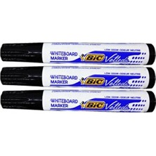 Bic Velleda 1701 Beyaz Tahta Kalemi Siyah 3'lü