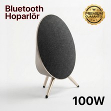 4Berry Kablosuz Hoparlör Rgb 100W Taşınabilir Speaker Uf2 - Siyah