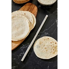 Cooker 50 cm Paslanmaz Çelik Oklava Hamur Açma Aparatı Mutfakta Kullanım İçin Pratik ve Dayanıklı