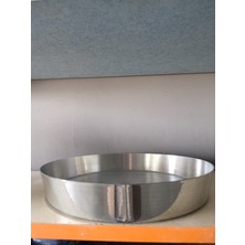 Çapar Group Alüminyum Kesme Tepsi 46 cm ağız çap 6.5 cm yükseklik Fırın Tepsisi