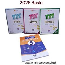 ÜçDörtBeş 345 Yayınları 2026 Tyt Biyoloji Fizik Kimya Sayısal Seti+Azza Deneme Tyt