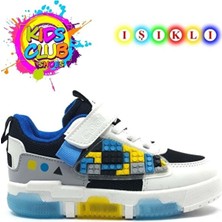 Çocuk Legolu Işıklı Ortopedik Taban Unisex Çocuk Spor Ayakkabı