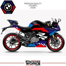 Sv Sticker Works Cfmoto 250SR Kaplama Bmw Hp4 Desen Motor Kaplama Modeli Hazır Kit