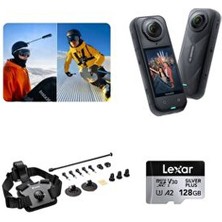 Insta360 X5 Aksiyon Kamerası - Kayak Kiti 128 GB