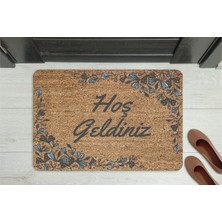 M&H Quality Rengarenk Kare Desen Dekoratif Kapı Önü Paspası