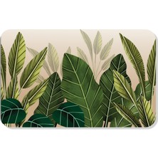 M&H Quality Dijital Baskılı Desenli Dekoratif Dış Kapı Önü ve Iç Mekan Paspası Yıkanabilir Kaymaz Taban