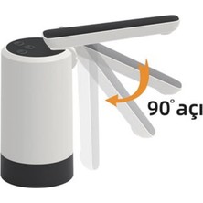 Pazarcan 8000 Mah USB Şarjlı Su Pompası | Tek Tuşla Başlat/durdur | Cam Damacana Uyumlu | Enerji Tasarruflu