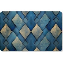 M&H Quality Dijital Baskılı Desenli Dekoratif Dış Kapı Önü ve Iç Mekan Paspası Yıkanabilir Kaymaz Taban