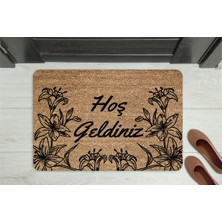 M&H Quality Rengarenk Kare Desen Dekoratif Kapı Önü Paspası