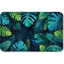 M&H Quality Dijital Baskılı Desenli Dekoratif Dış Kapı Önü ve Iç Mekan Paspası Yıkanabilir Kaymaz Taban