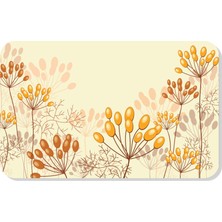 M&H Quality Dijital Baskılı Desenli Dekoratif Dış Kapı Önü ve Iç Mekan Paspası Yıkanabilir Kaymaz Taban