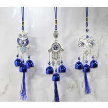 Kut Fly Metal Nazar Boncuğu Çan Model 6