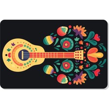 M&H Quality Dijital Baskılı Hoş Geldiniz Yazılır Desenli Dekoratif Dış Kapı Önü ve Iç Mekan Paspası Yıkanabilir