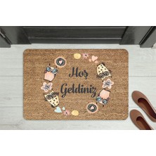 M&H Quality Home Hoşgeldiniz Dekoratif Çok Amaçlı Iç ve Dış Kapı Paspası