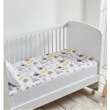 Renkli Düşler Atölyesi Bebek ve Çocuk Yatak Koruyucu Alez Su Sıvı Geçirmez, Full Kenar Lastikli Fitted, %100 Pamuk Kapitone Yumuşak Nefes Alabilir Yatak Koruma Örtüsü