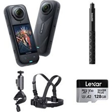 Insta360 X5 Aksiyon Kamerası - Bisiklet Kiti 128 GB