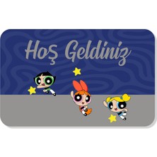 M&H Quality Dijital Baskılı Desenli Dekoratif Dış Kapı Önü ve Iç Mekan Paspası Yıkanabilir Kaymaz Taban