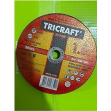 Tricraft 10 Adet Kesici Taş 180X1.6X22.2MM 180LIK Metal, Profil Spiral Kesme Taşı