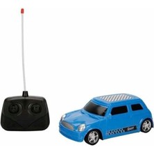 Rc Mini Cooper Tarzı Araba | 4 Fonksiyon Uzaktan Kumandalı Oyuncak - Mavi