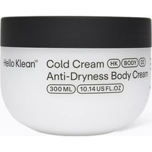 Hello Klean Cold Cream Kuruluk Karşıtı Vücut Kremi 300ML, Derinlemesine Nemlendirici