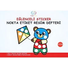 Çılgın Zeka Eğlenceli Sticker Nokta Etiket Defteri Okul Öncesi Defter Okul Öncesi Etkinlik Kitapları